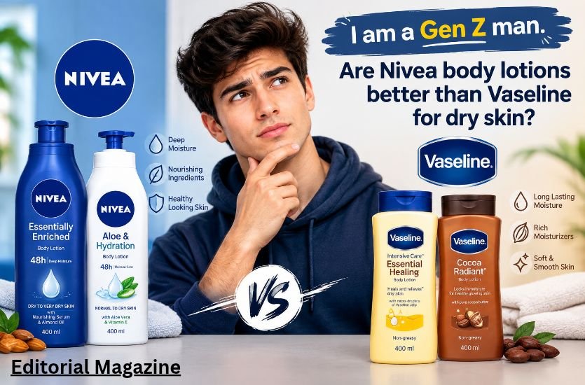 I Am a Gen Z Man. Are Nivea Body Lotions Better Than Vaseline for Dry Skin?