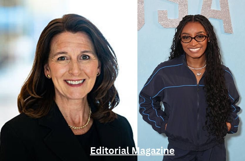 Kathy Warden and Simone Biles