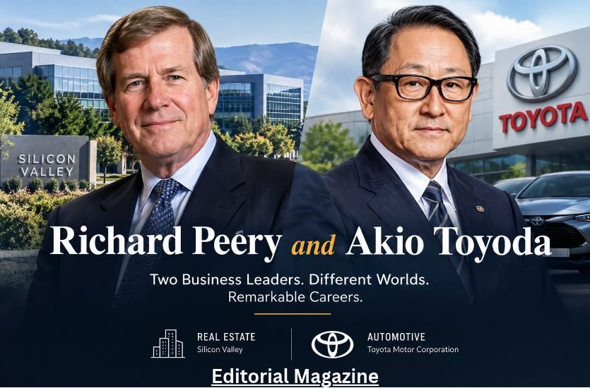 Richard Peery and Akio Toyoda