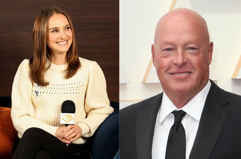 Bob Chapek and Natalie Portman