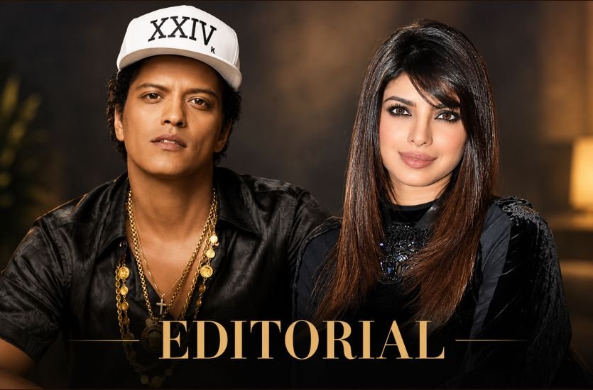 Bruno Mars and Priyanka Chopra
