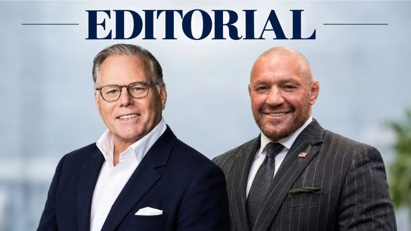David Zaslav and Conor McGregor