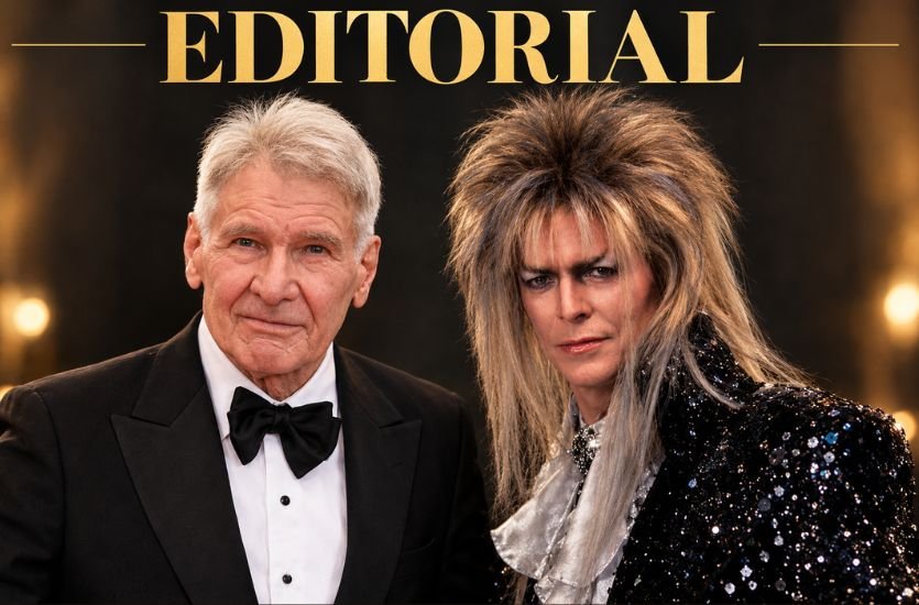 Harrison Ford and David Bowie