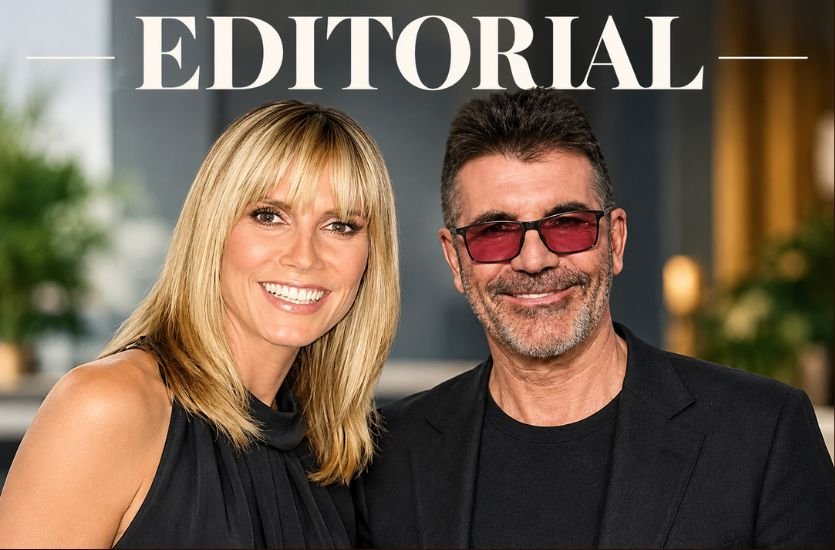 Heidi Klum and Simon Cowell