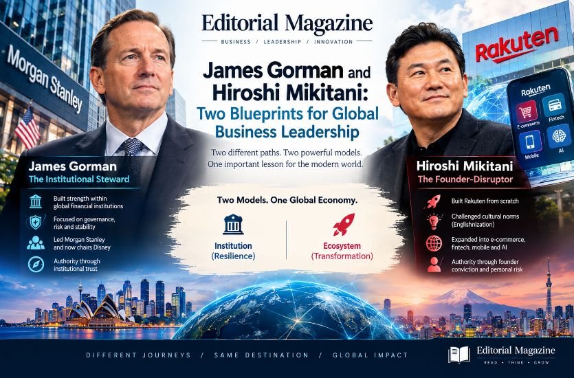 James Gorman and Hiroshi Mikitani