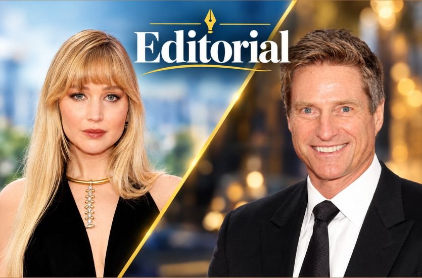 Jennifer Lawrence and Jim Taiclet