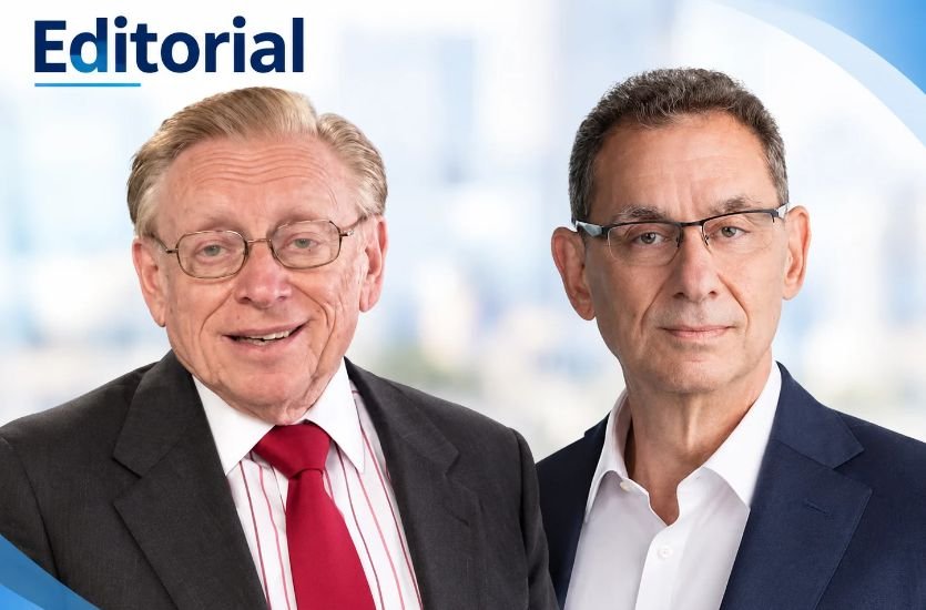 Larry Silverstein and Albert Bourla