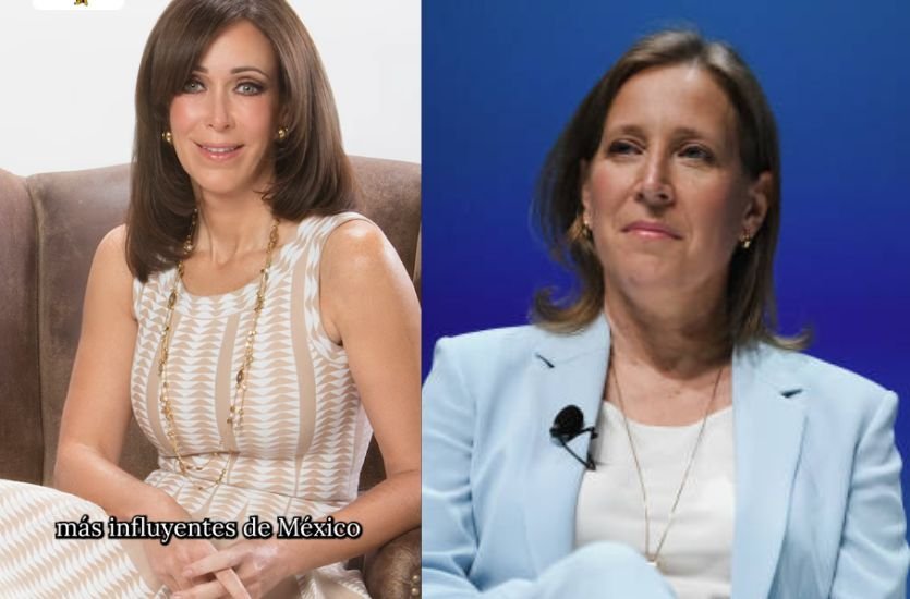 Maria Asuncion Aramburuzabala and Susan Wojcicki