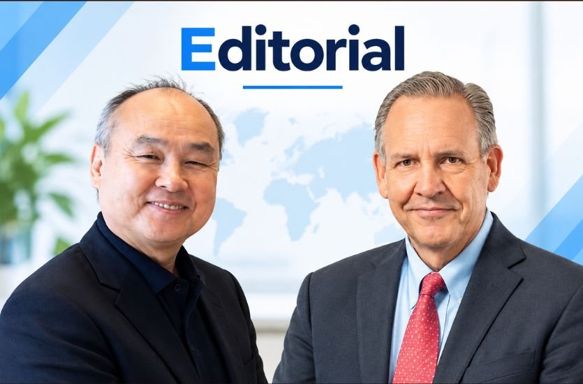 Masayoshi Son and Greg Hayes