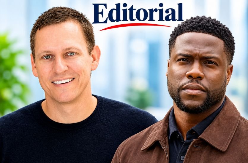 Peter Thiel and Kevin Hart