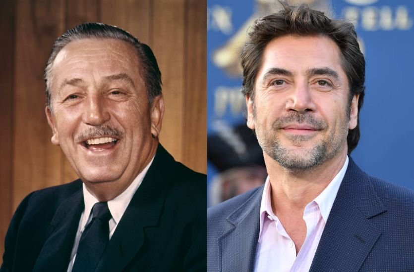 Walt Disney and Javier Bardem