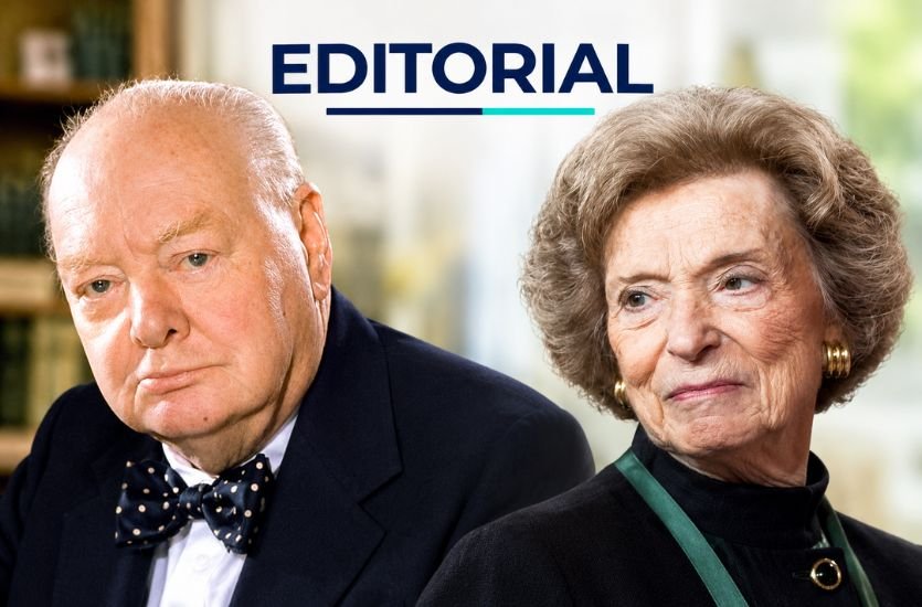 Winston Churchill and Doris Fisher