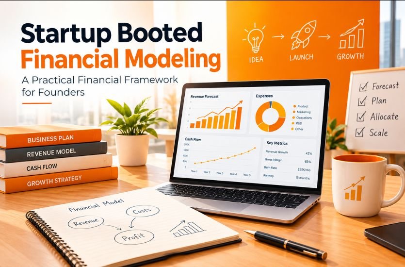 startup booted financial modeling